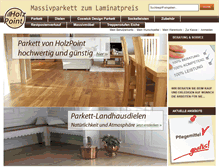 Tablet Screenshot of holzpoint24.de